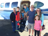 With the family headed to the beach